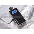 Cell phone portable charger with lcd power indicator power bank 6000MA